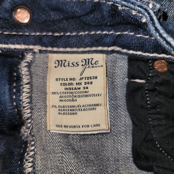 AWESOME MISS ME SIGNATURE BOOT JP7053B BLING JEANS - Picture 7 of 8